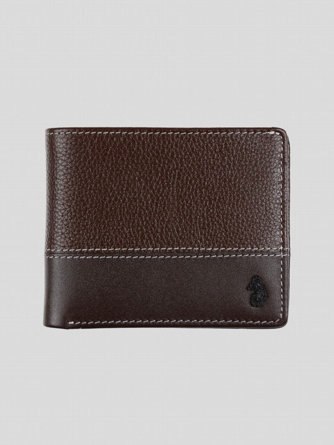 LUKE1977 Volcombe Leather Wallet - Brown