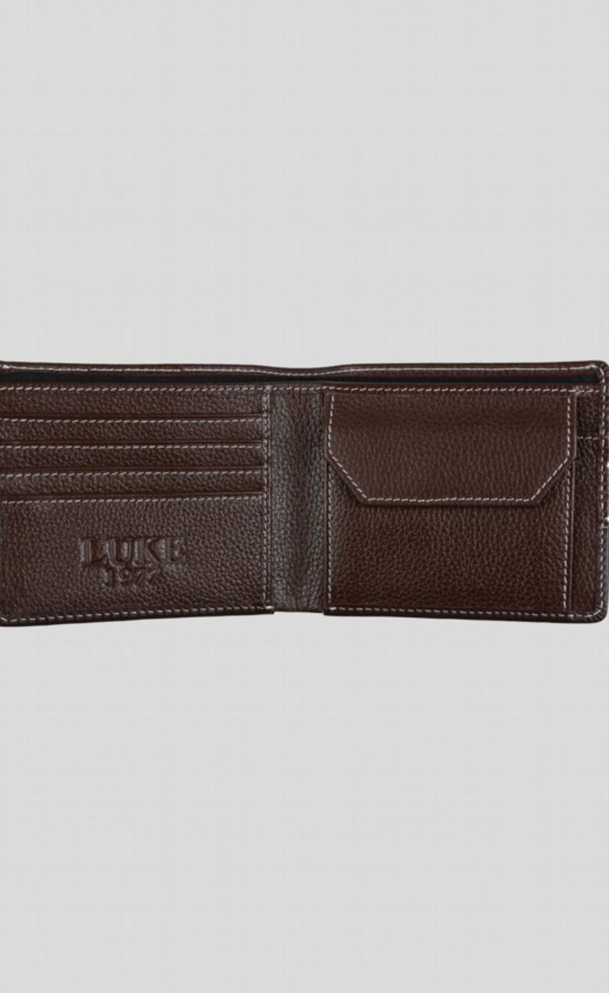 LUKE1977 Volcombe Leather Wallet - Brown