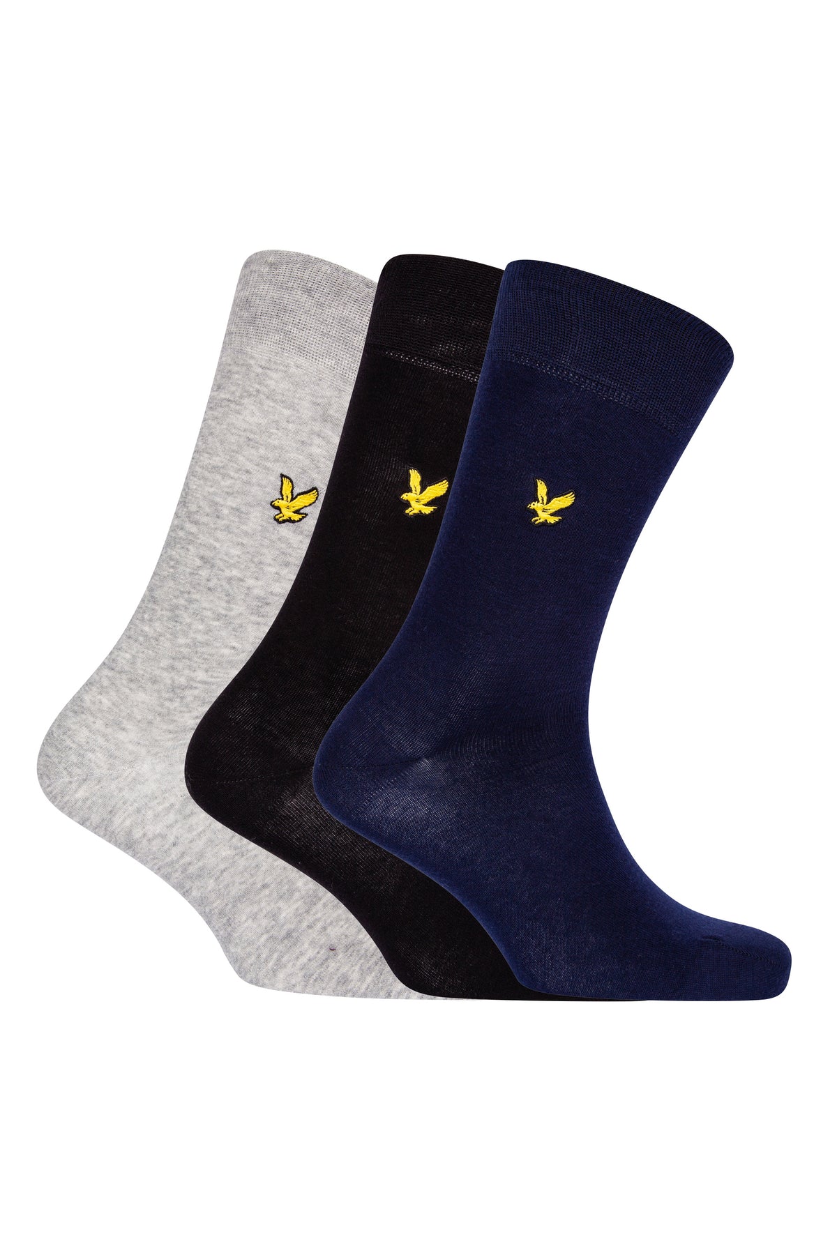 Lyle & Scott Angus Plain Socks 3 Pack - Multi