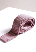 MARC DARCY Knitted Tie - Blush