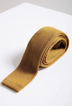 MARC DARCY Knitted Tie - Gold