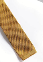 MARC DARCY Knitted Tie - Gold