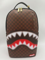 SPRAYGROUND Sharks In Paris Blur Backpack - Brown