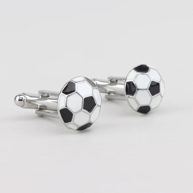 Sophos Football Cufflinks - White & Black